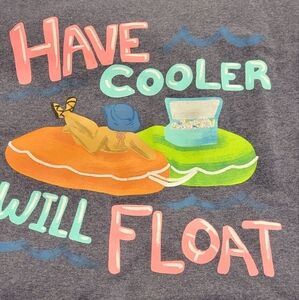 Have Cooler Will Float 3xl - Denim Heather T-Shirt
